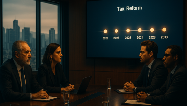 Reforma Tributária 2026-2033: cronograma completo e o que sua empresa precisa fazer já em 2026
