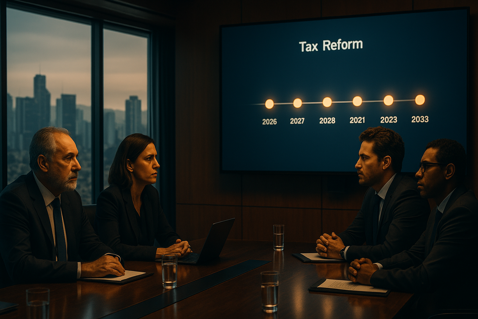 Reforma Tributária 2026-2033: cronograma completo e o que sua empresa precisa fazer já em 2026